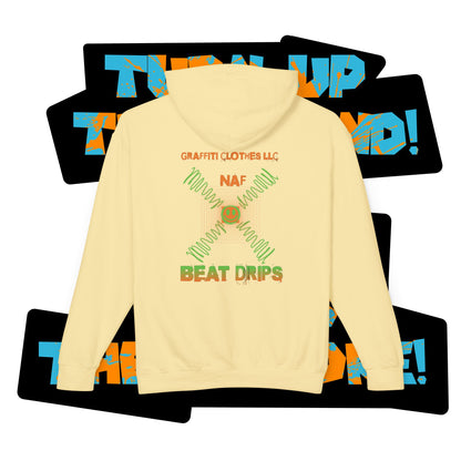Unisex Graffiti-Style Hip Hop Hoodie, Trendy Streetwear, Urban Fashion, Beat Drips Sweatshirt, Music Lover Gift, Festival Wear, Casual [...]