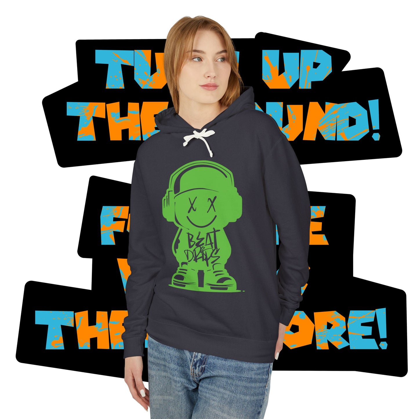 Unisex Graffiti-Style Hip Hop Hoodie, Trendy Streetwear, Urban Fashion, Beat Drips Sweatshirt, Music Lover Gift, Festival Wear, Casual [...]