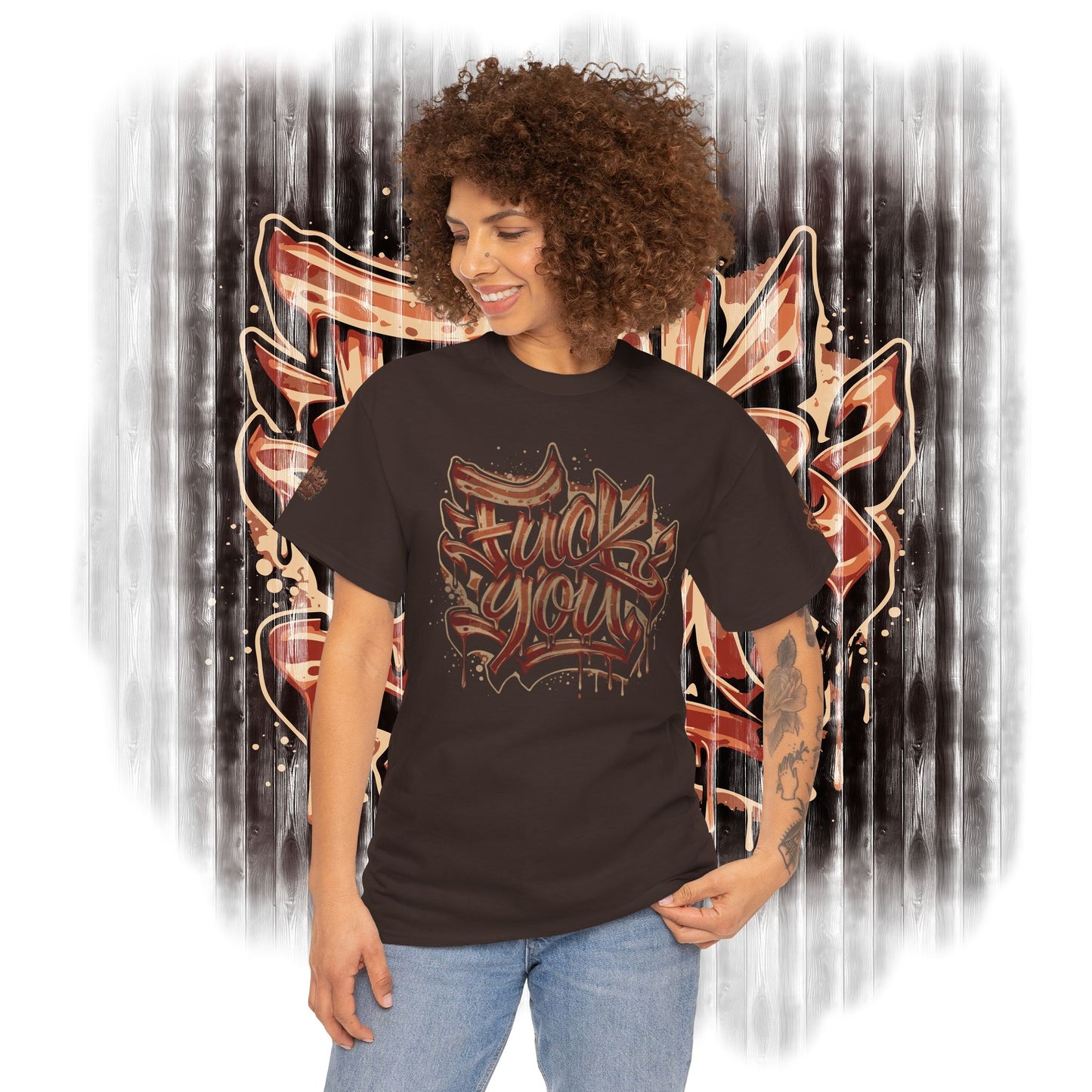 GRAFFITI CLOTHING F*UCK YOU BACON TEE