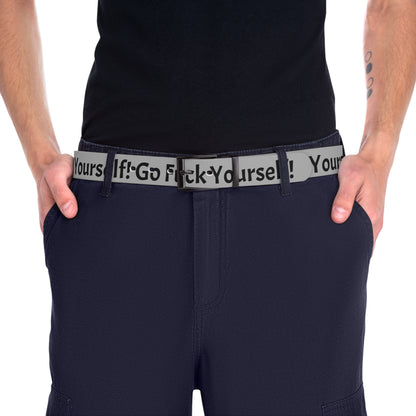 Graffiti Clothing Belt — "Go Fuc* Yourself"