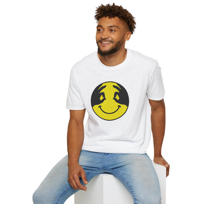 Smiley Face T-Shirt - 'It's OK to Smile for a While' by Awax - Local Seattle Artist
