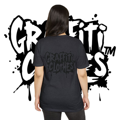 T-Shirt — "Real Men Talk About Their Shit" Bold Graphic Tee (Graffiti Clothes)