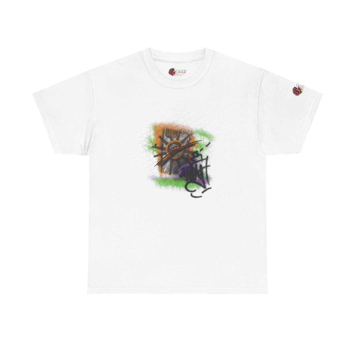 Abstract Graffiti Art T-Shirt — Colorful Urban Streetwear Tee