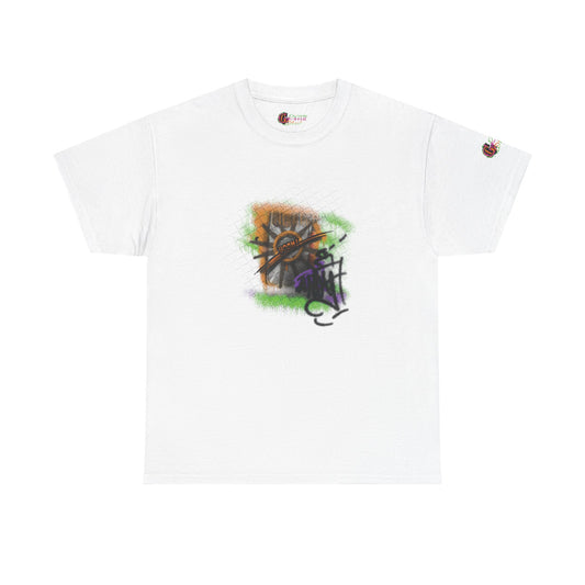 Abstract Graffiti Art T-Shirt — Colorful Urban Streetwear Tee