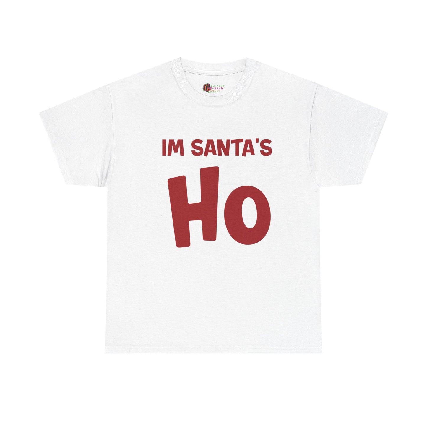 Funny Christmas Graffiti Tee — “I’m Santa’s …” Holiday Graphic T-Shirt