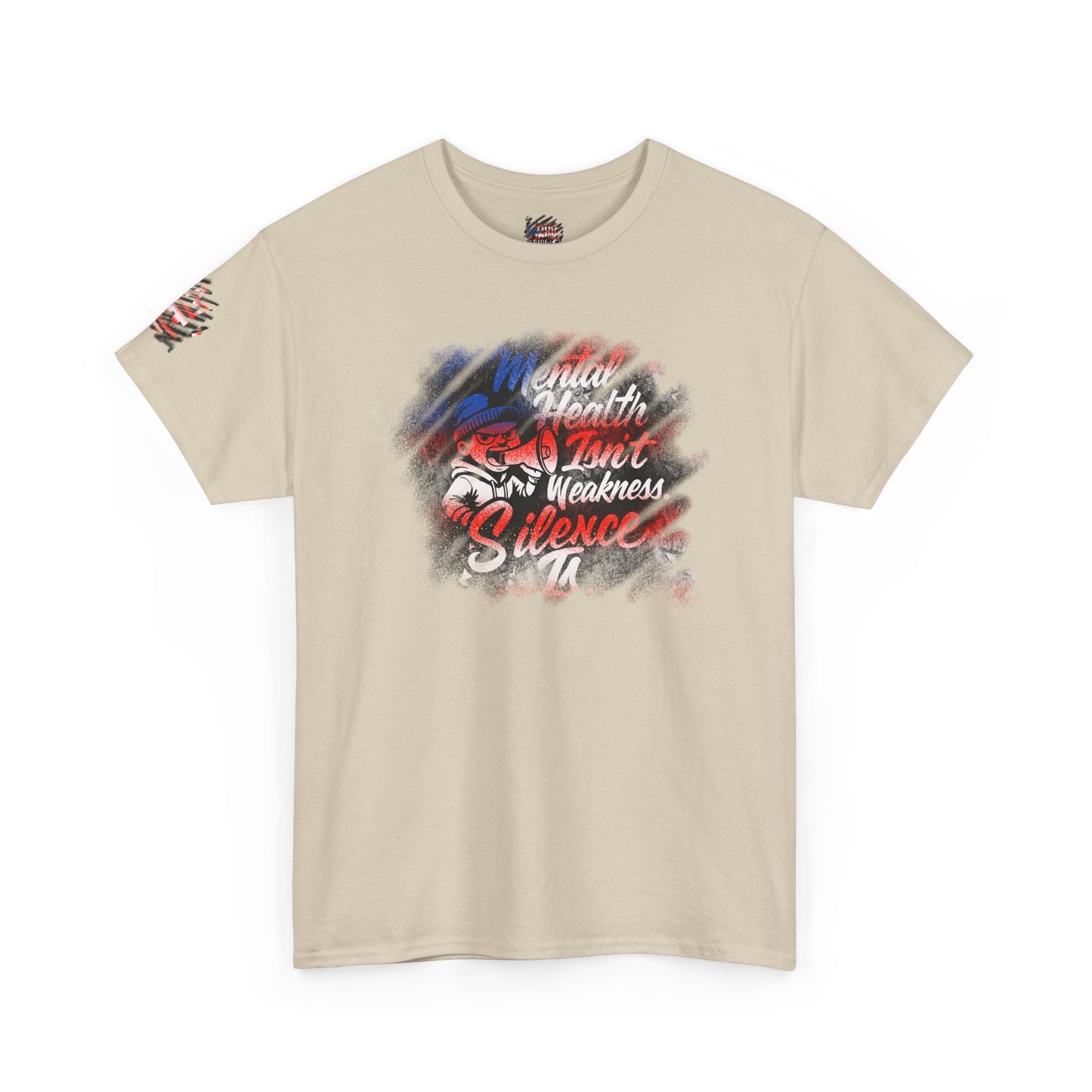 Mental Health Isn’t Weakness Tee — “Silence Is!” Awareness Shirt