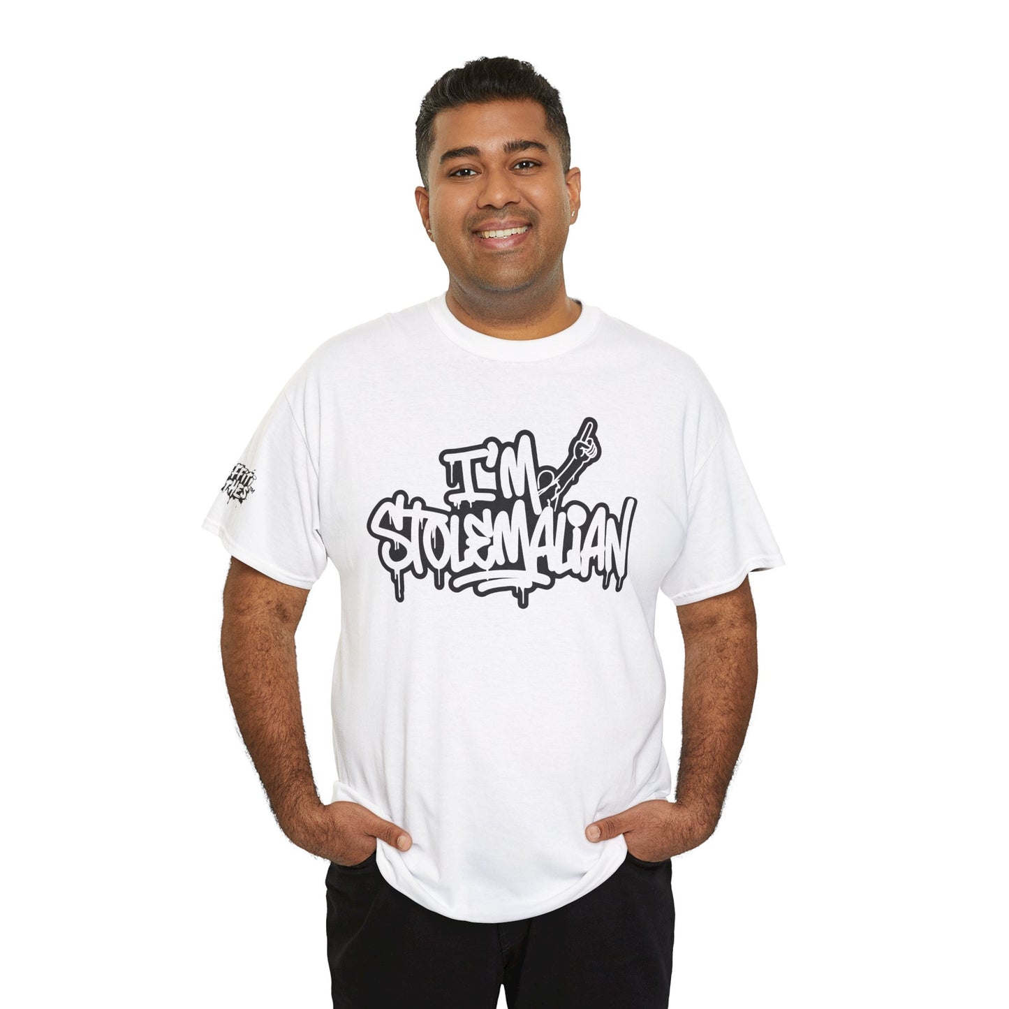 Graffiti 'I'm Stolemalian” Tee — Urban Streetwear T‑Shirt